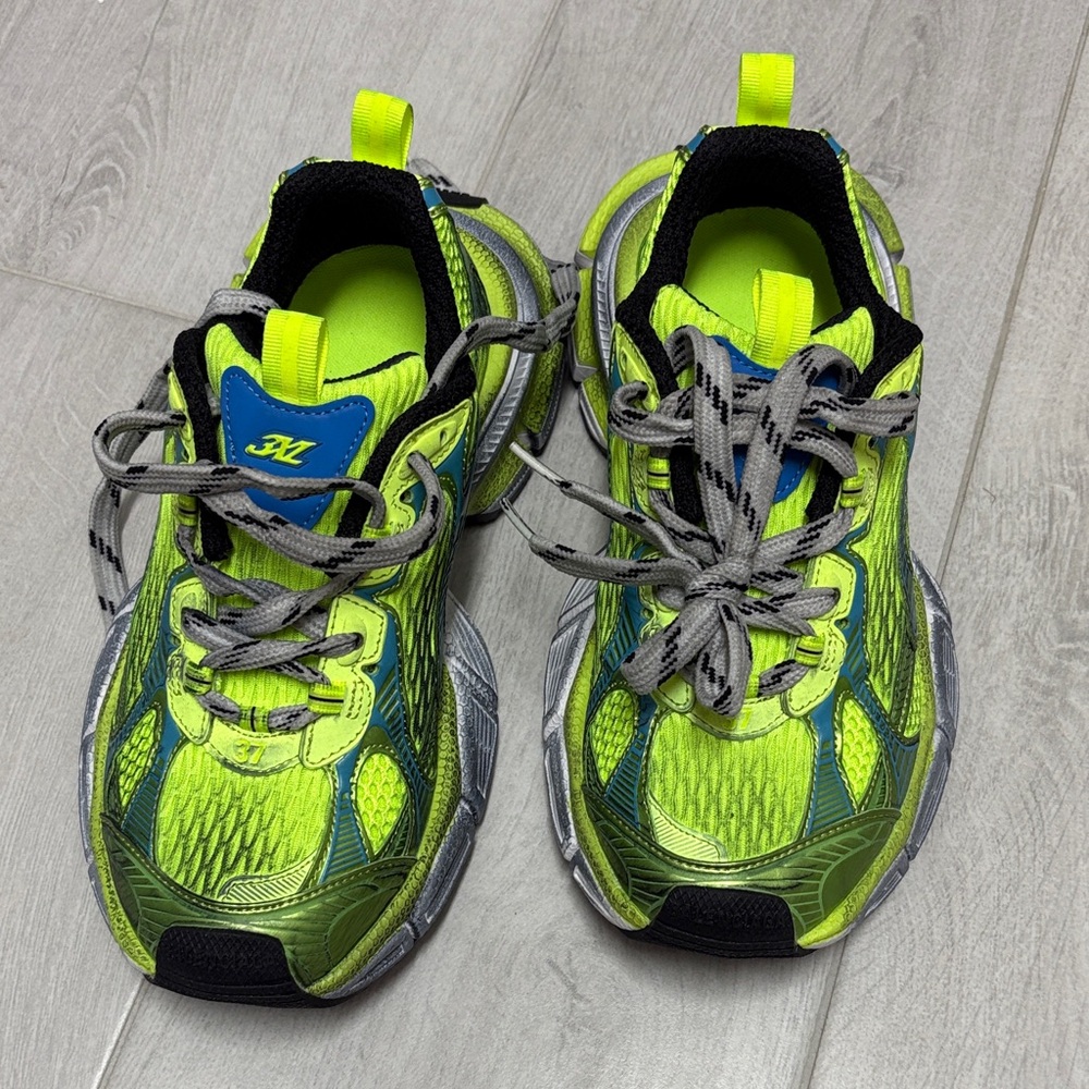 Neon Green Athletic Shoes